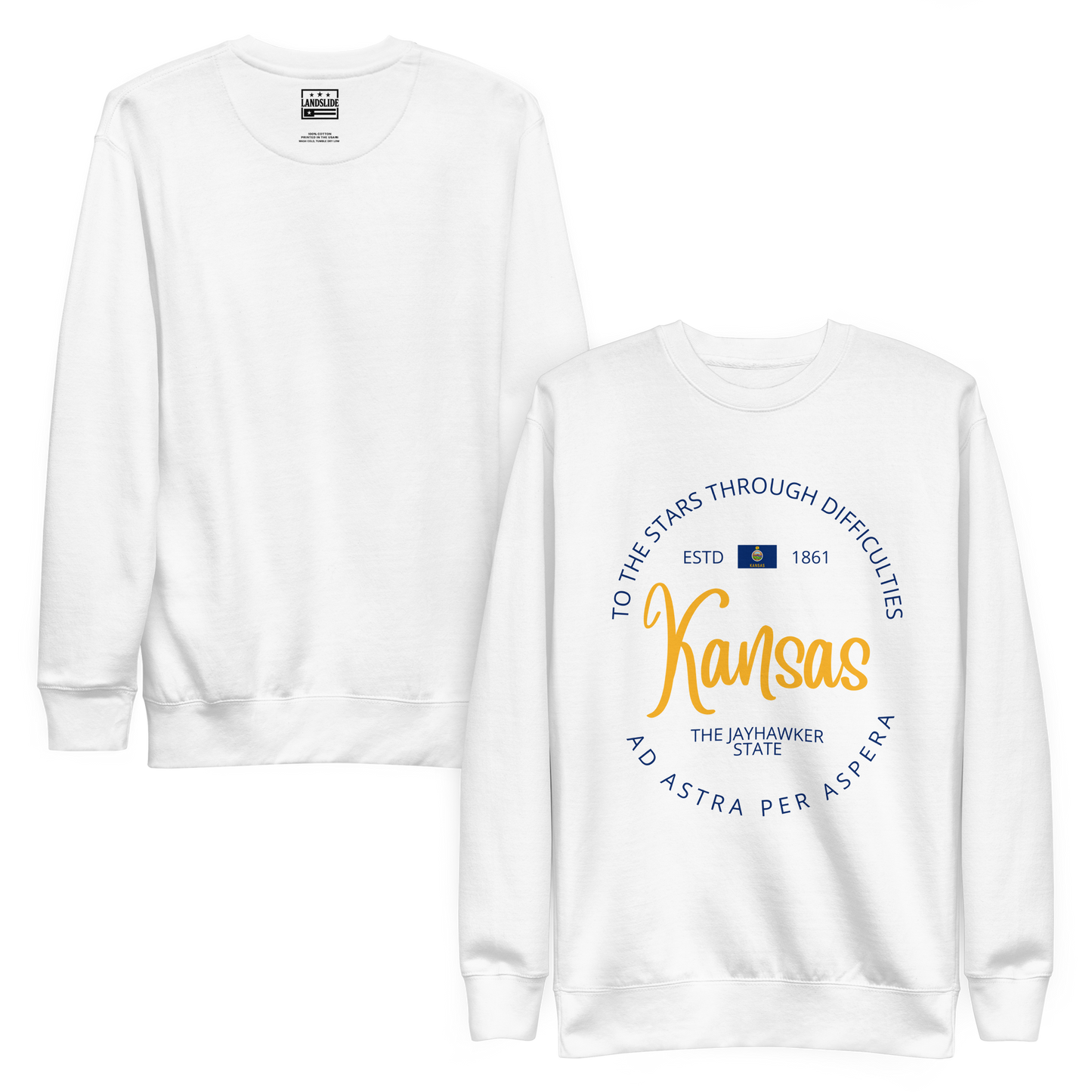 Kansas - Motto Sweatshirt