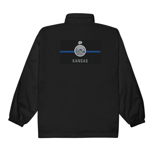 Thin Blue Line - Kansas - Windbreaker