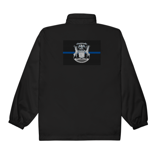 Thin Blue Line - Michigan - Windbreaker