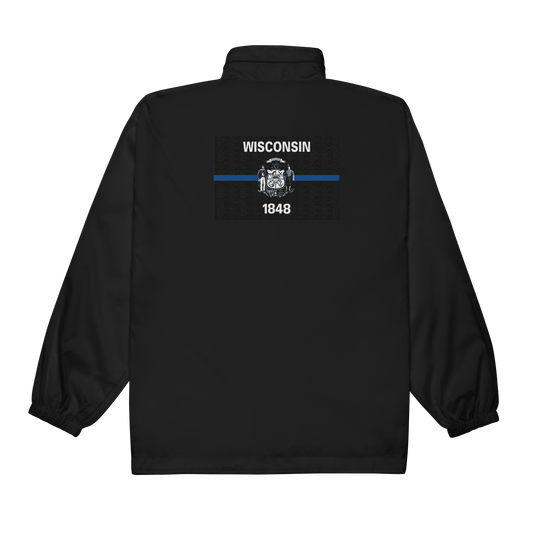 Thin Blue Line - Wisconsin - Windbreaker