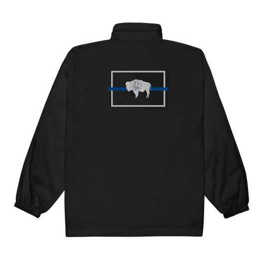 Thin Blue Line - Wyoming - Windbreaker